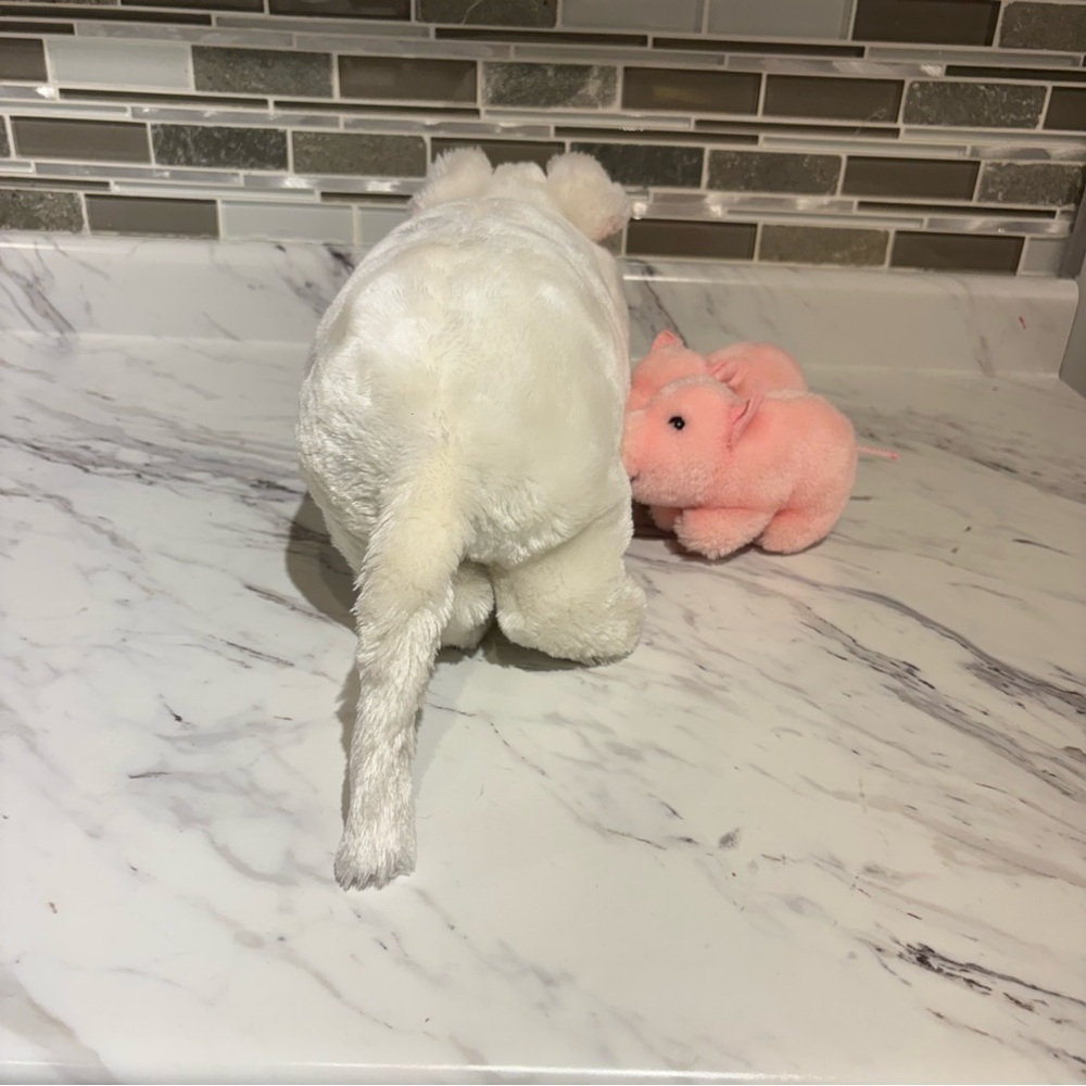 Vintage Dakin pig mother & piglets plush 1980 - Picture 9 of 14